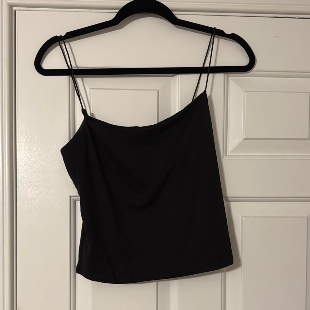 Black Women's Spaghetti Strap Top